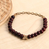 Wooden beads bracelet with unique design Bracelet for men Unigender bracelet Bracelet